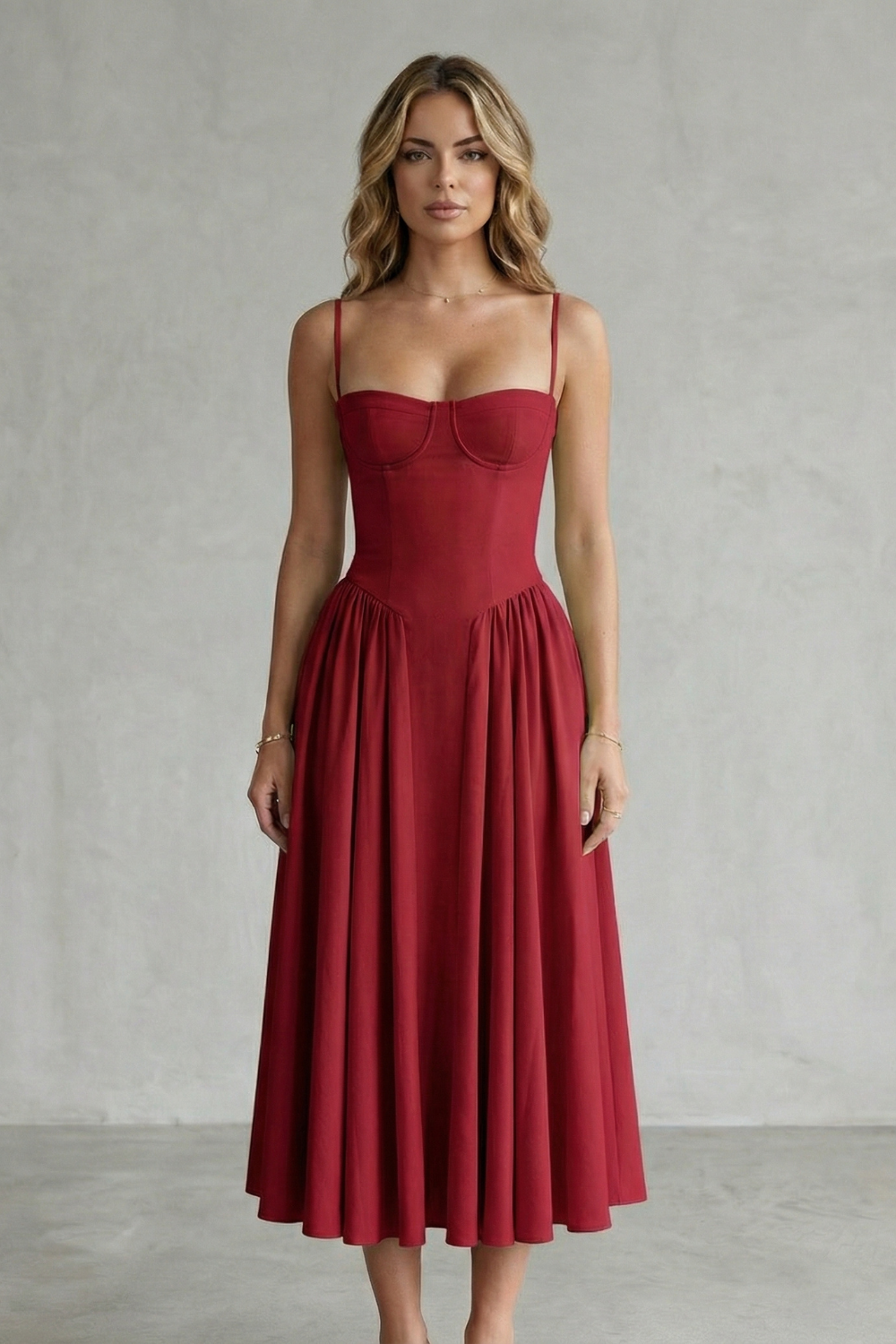 Calipso - Vestido estructurado sin mangas