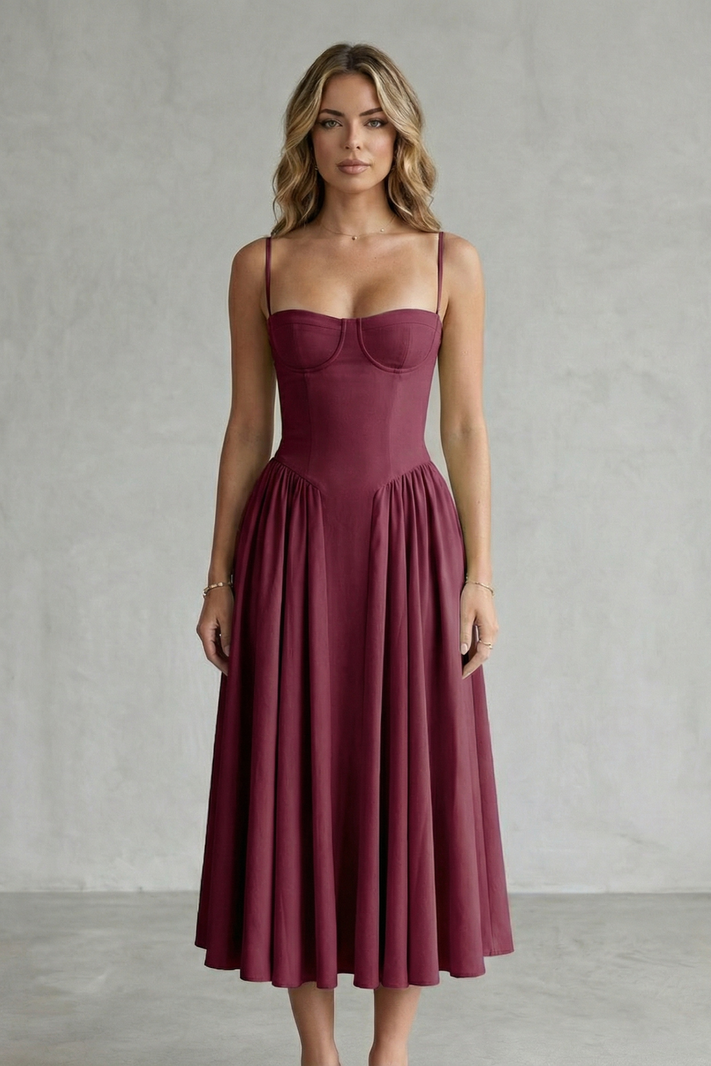 Calipso - Vestido estructurado sin mangas