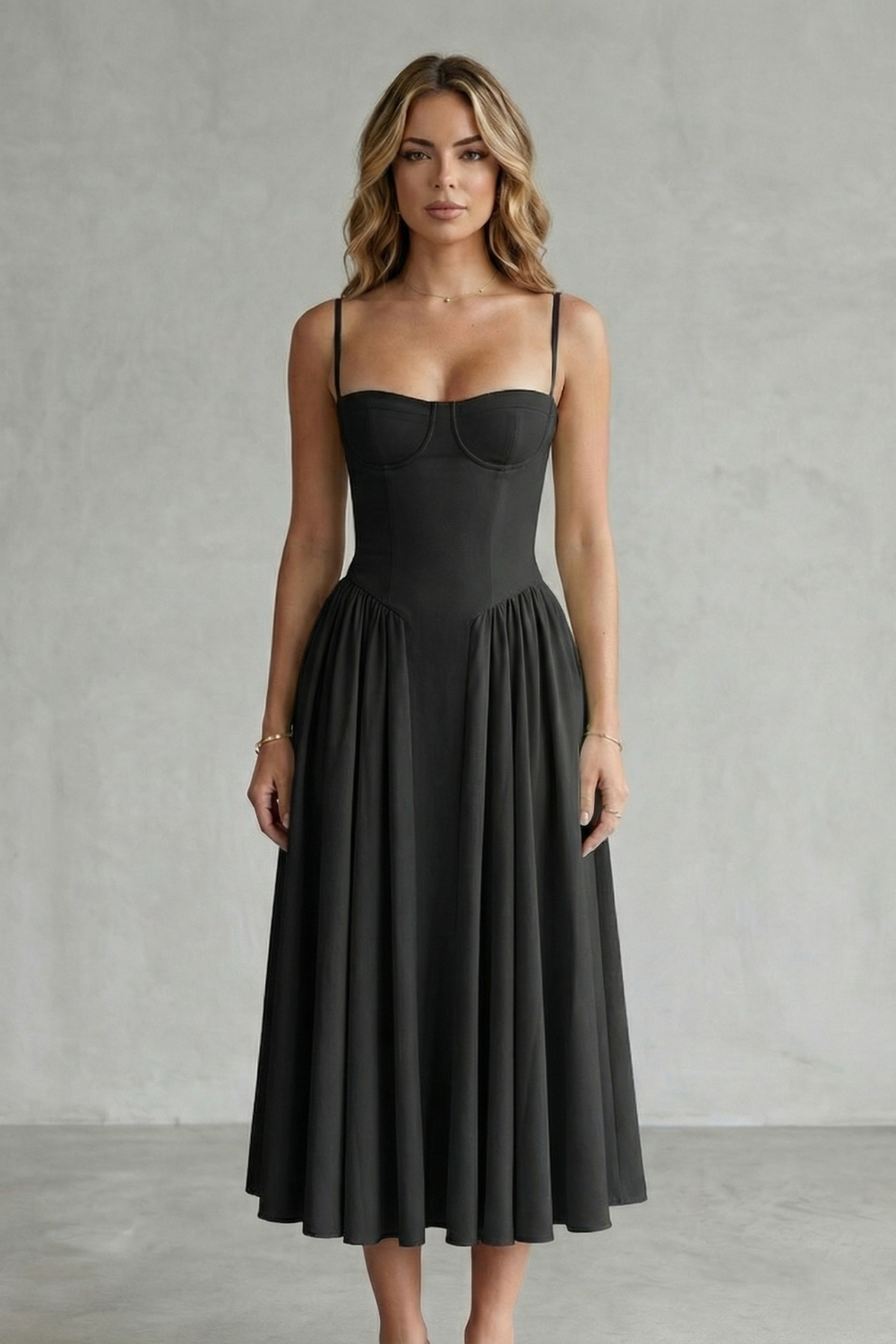 Calipso - Vestido estructurado sin mangas