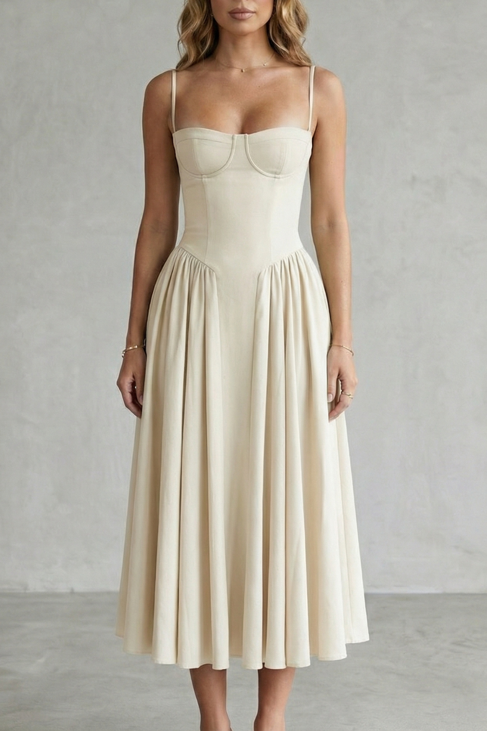 Calipso - Vestido estructurado sin mangas