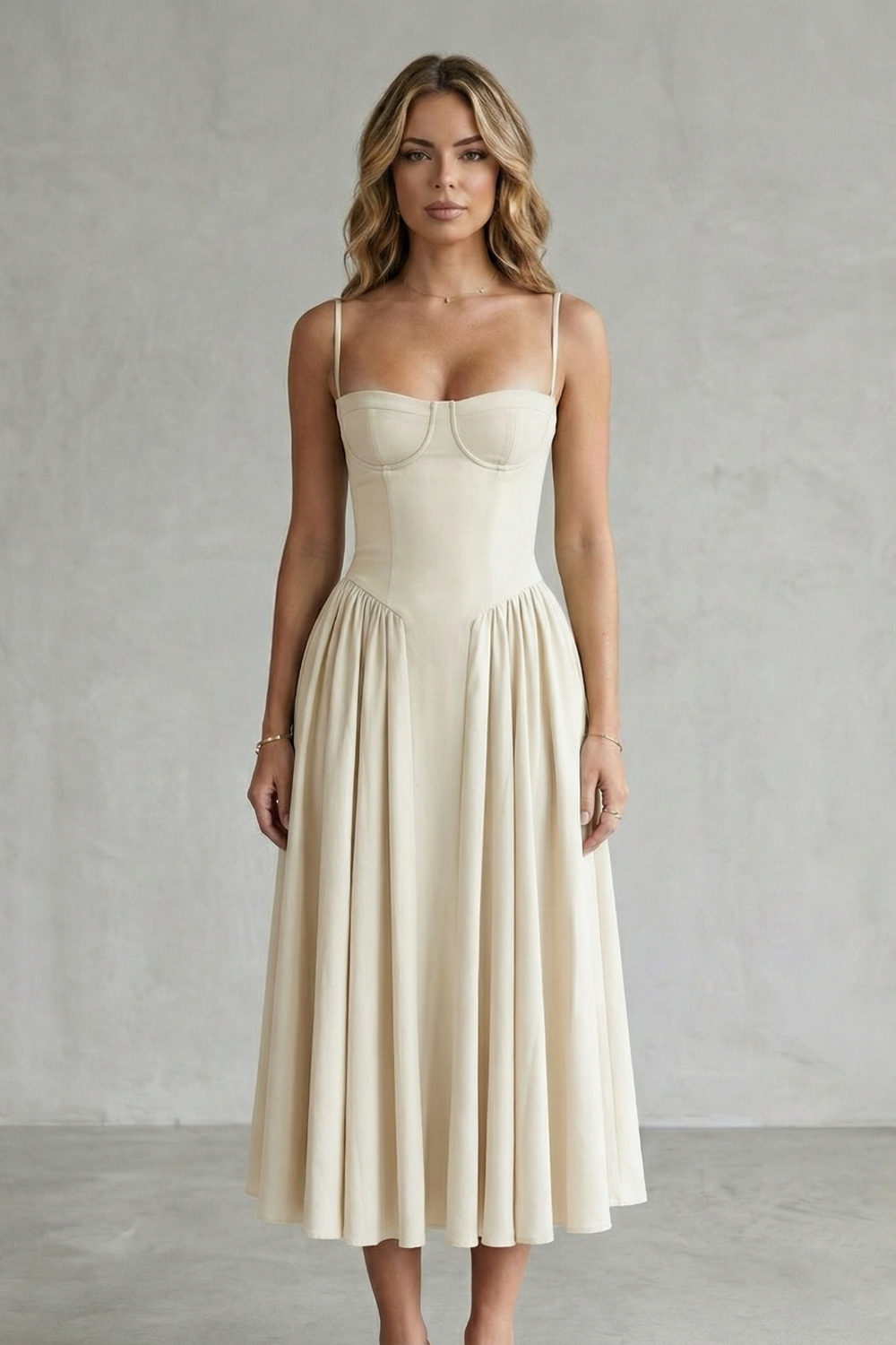 Calipso - Vestido estructurado sin mangas