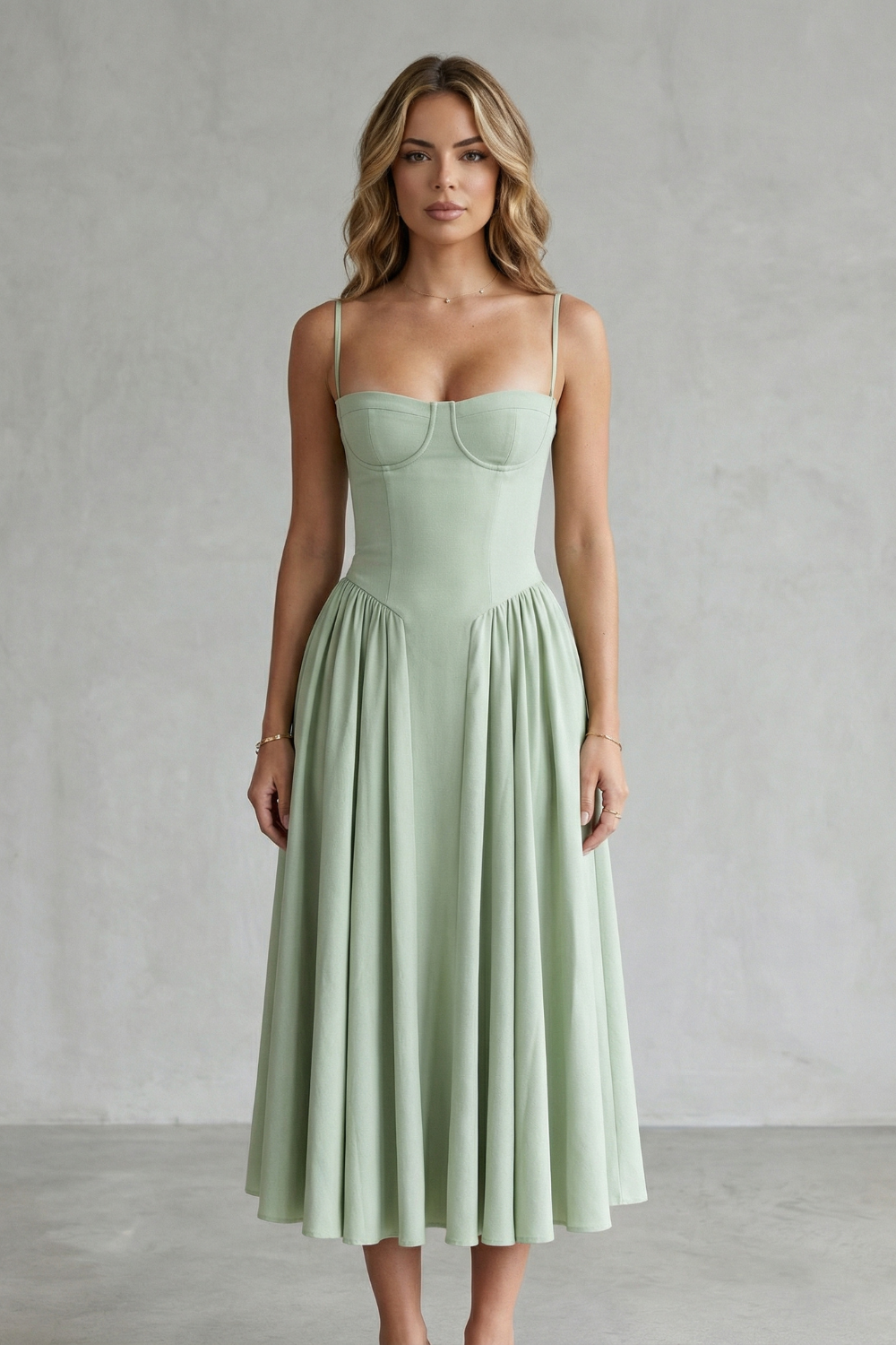 Calipso - Vestido estructurado sin mangas