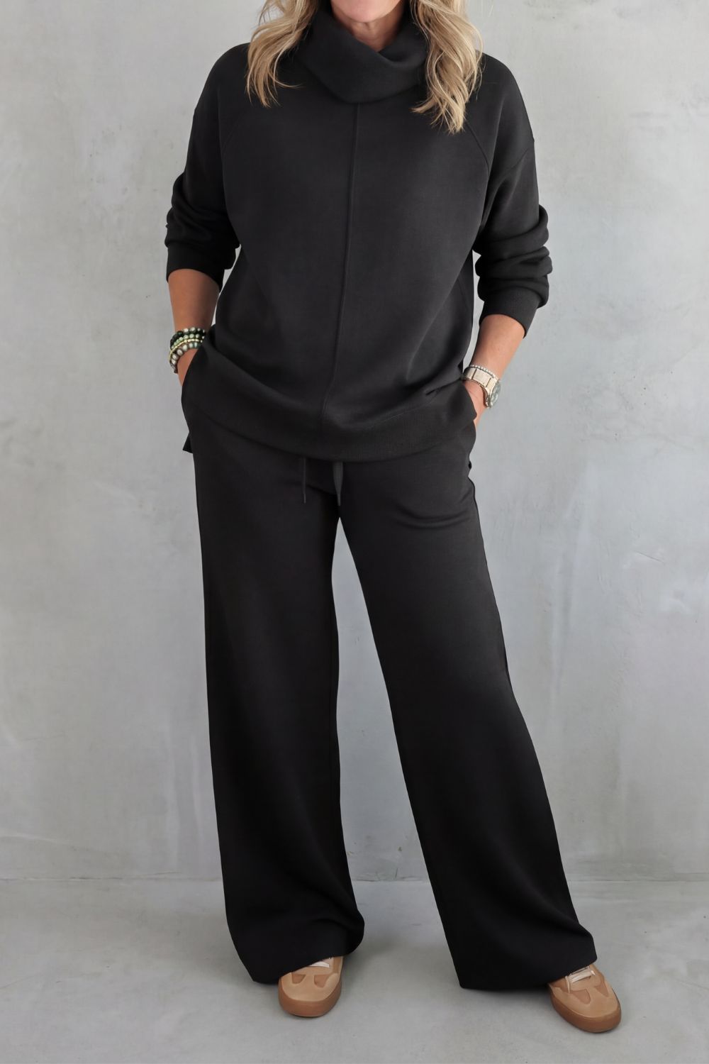 Luvela - Conjunto lounge de dos piezas