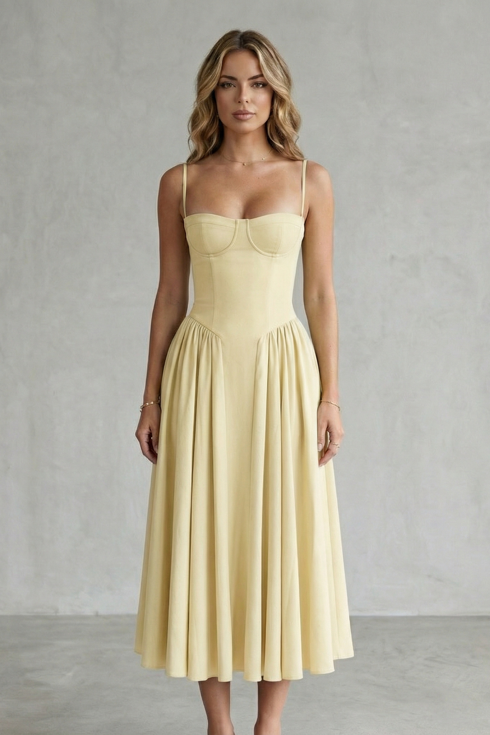 Calipso - Vestido estructurado sin mangas