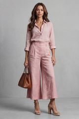 Elvira - Conjunto coordinado de pierna ancha