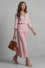 Elvira - Conjunto coordinado de pierna ancha