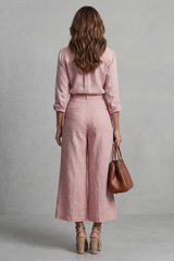 Elvira - Conjunto coordinado de pierna ancha