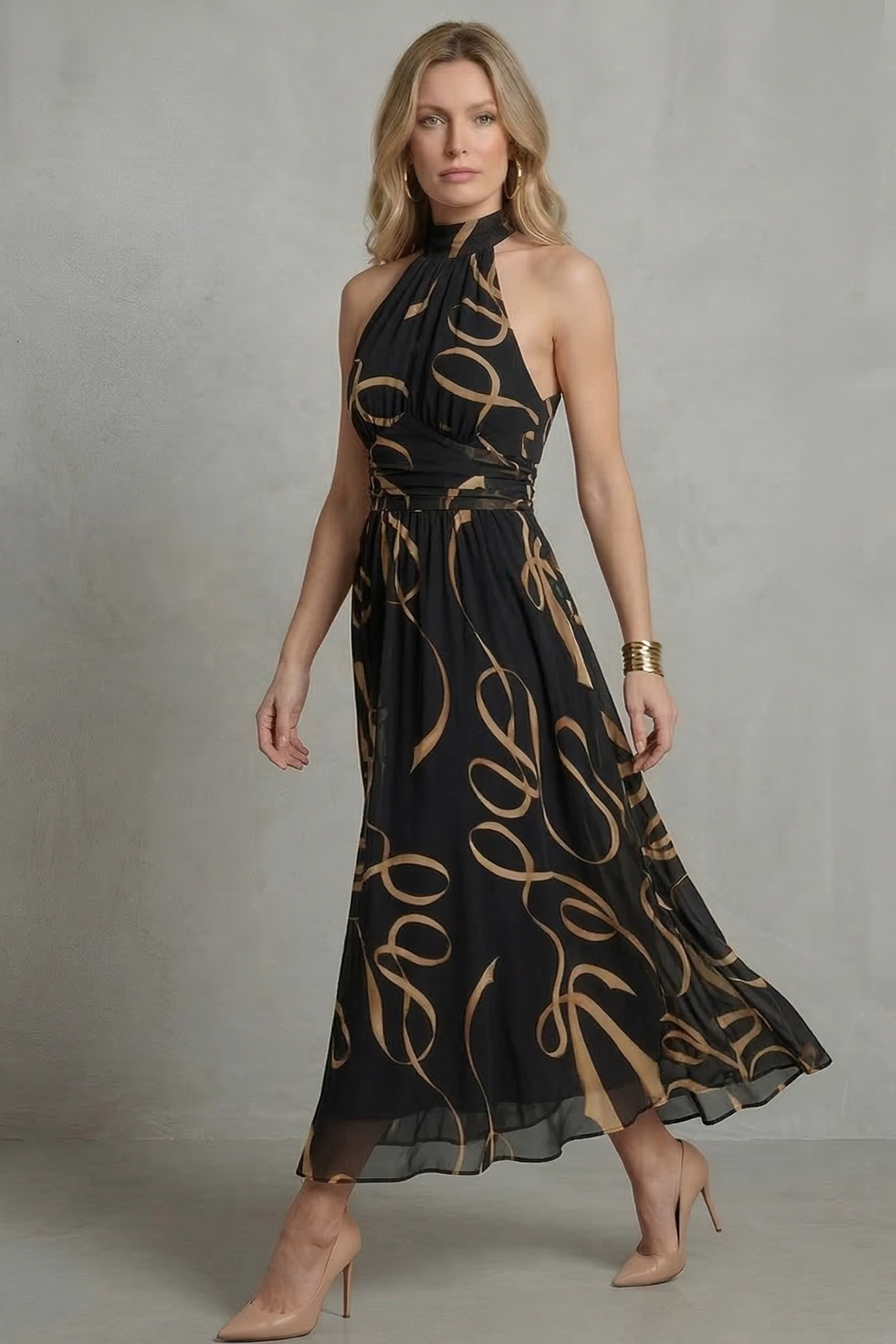 Paula- Vestido midi de punto suave