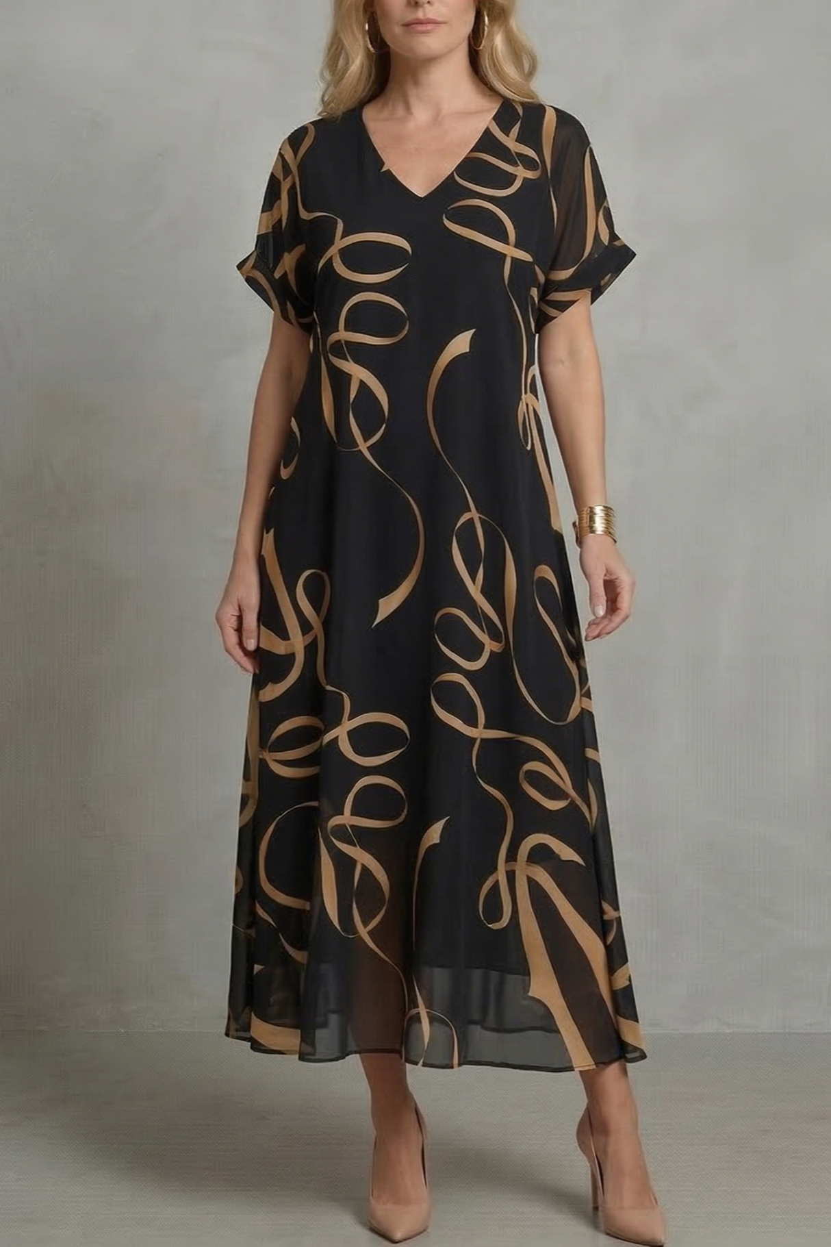 Paula- Vestido midi de punto suave